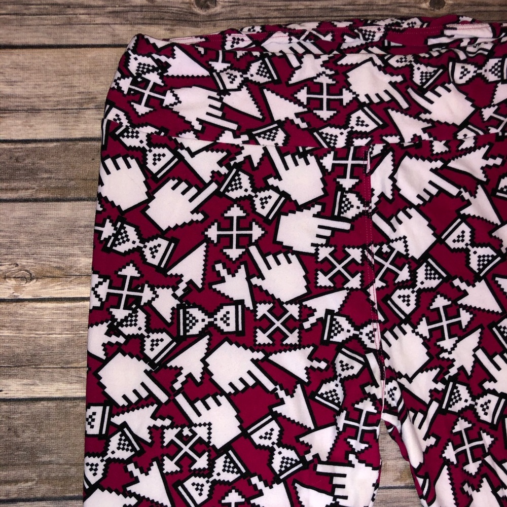 LuLaRoe Red Leggings mouse clicker icons